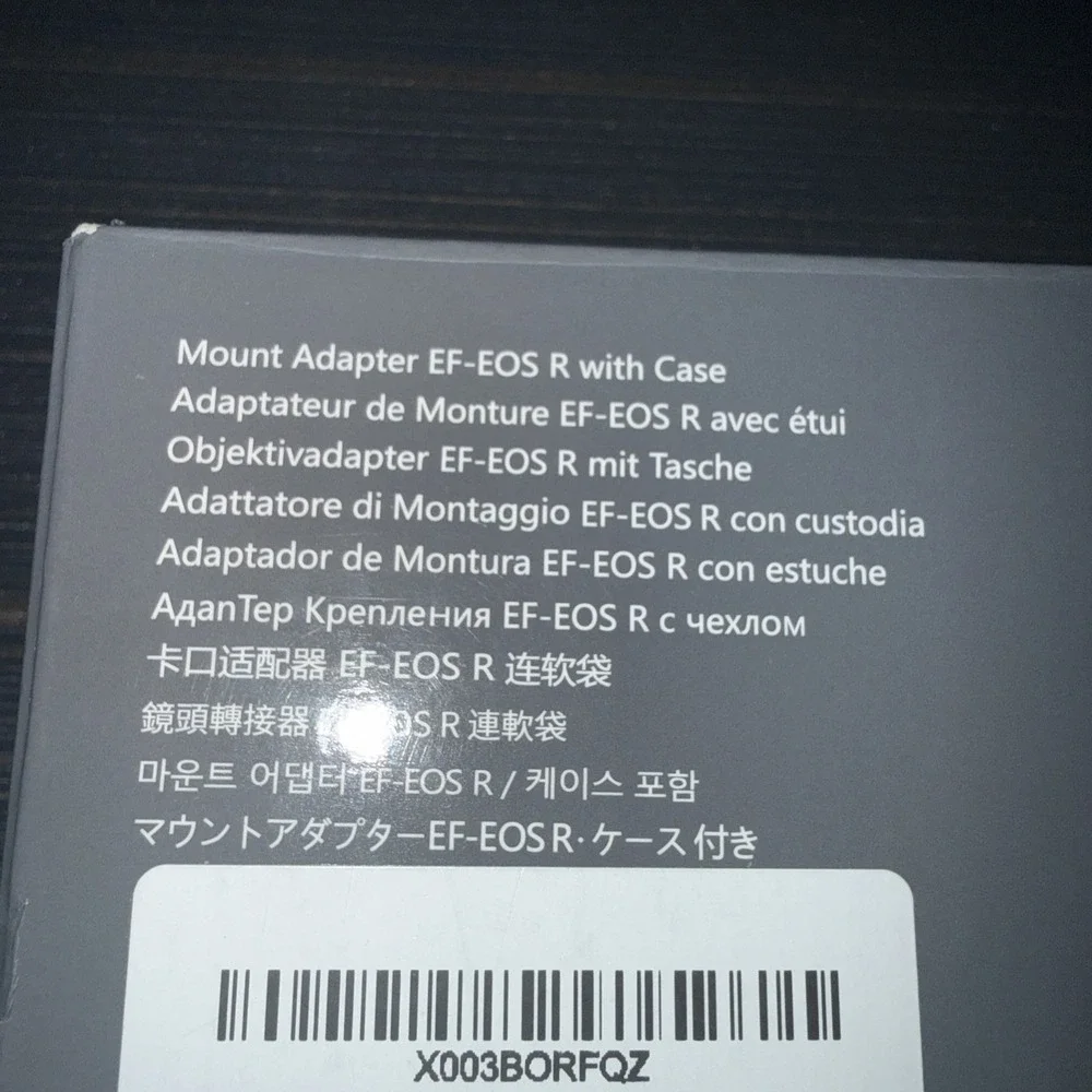 EF-EOS R Adapter for Canon EF/EF-S Lenses R, RP, R5, R6, R7, R8, R10, R50, R100